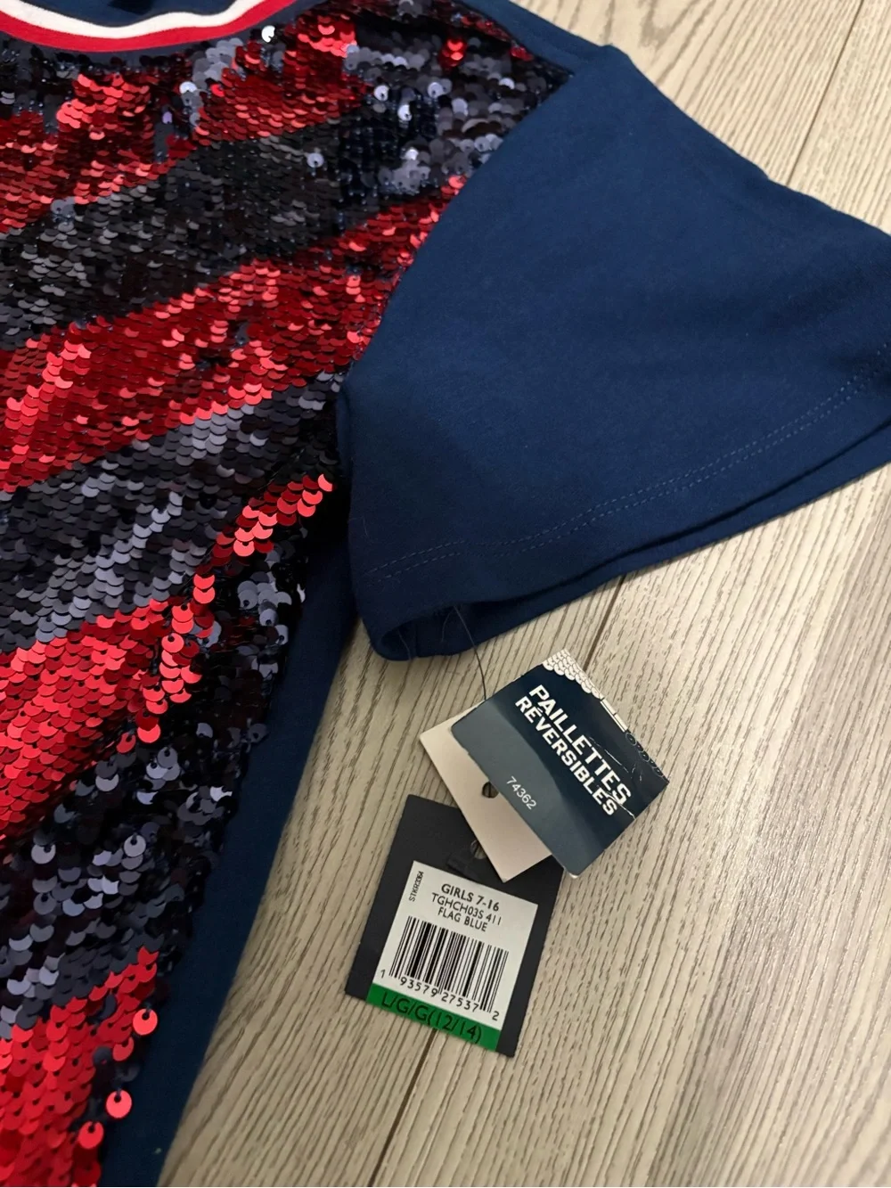 Tommy Hilfiger Girls Sequin Dress Size 12/14